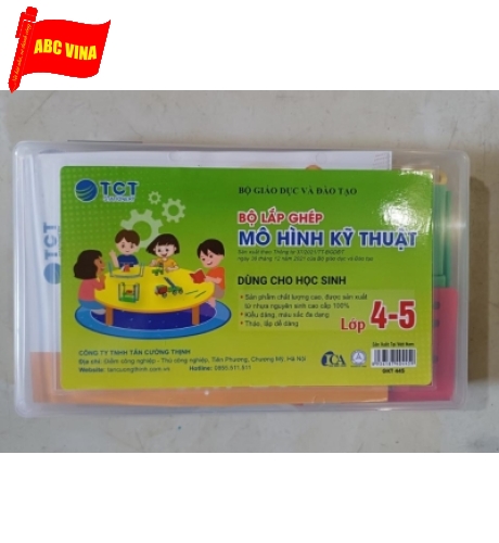 Bộ lắp ráp mô hình kỹ thuật lớp 4-5 theo thông tư 37 GKT 445